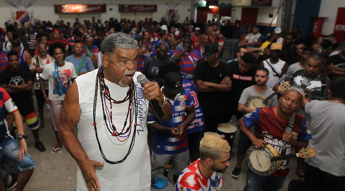 Rio de Janeiro 08/01/2019 - Ensaio técnico da União da Ilha. Na foto acima Laíla. Foto: Luciano Belford/Agencia O Dia