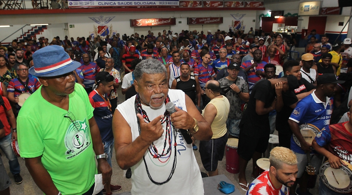 Rio de Janeiro 08/01/2019 - Ensaio técnico da União da Ilha. Na foto acima Laíla. Foto: Luciano Belford/Agencia O Dia