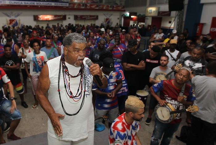 Rio de Janeiro 08/01/2019 - Ensaio técnico da União da Ilha. Na foto acima Laíla. Foto: Luciano Belford/Agencia O Dia - Luciano Belford/Agência O Dia