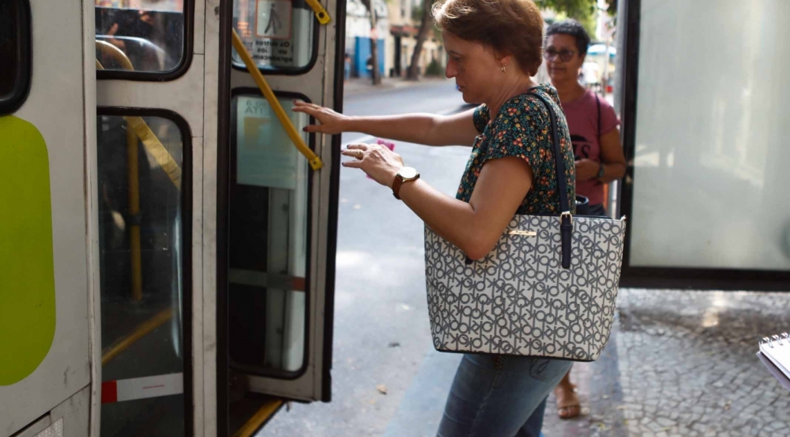 Rio, 010/01/2020, Onibus que circulam sem ar condicionado pela cidade, na foto Palmira Nunes, Foto de Gilvan de Souza / Agencia O Dia