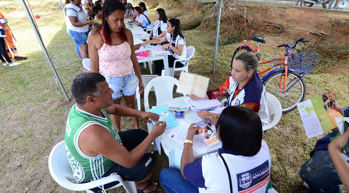 A Secretaria de Assistência Social leva vários serviços aos bairros