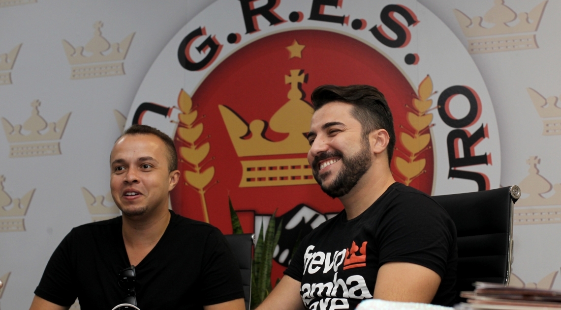 Rio de Janeiro 15/01/2019 - Os carnavalescos da Viradouro Tarcisio Zanon e Marcus Ferreira. Foto: Luciano Belford/Agência O Dia