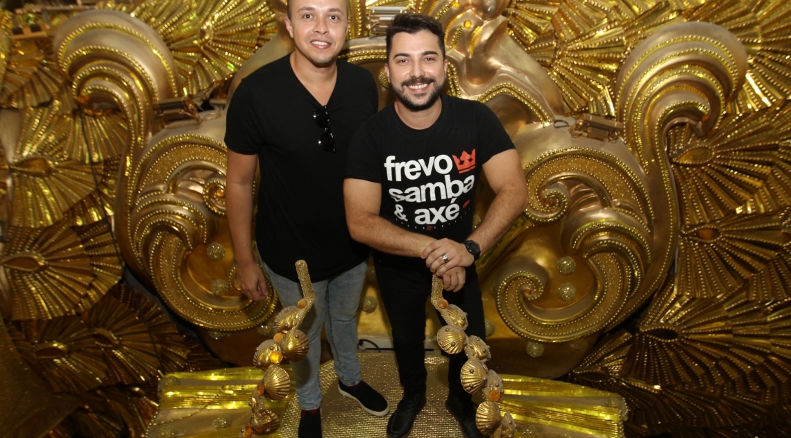 Rio de Janeiro 15/01/2019 - Os carnavalescos da Viradouro Tarcisio Zanon e Marcus Ferreira. Foto: Luciano Belford/Agência O Dia