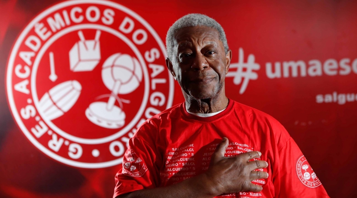 Rio, 16/01/2020, ESPECIAL, Escola de Samba Salgueiro, na foto Milton Goncalves, Foto de Gilvan de Souza / Agencia O Dia - Gilvan de Souza / Agencia O Dia