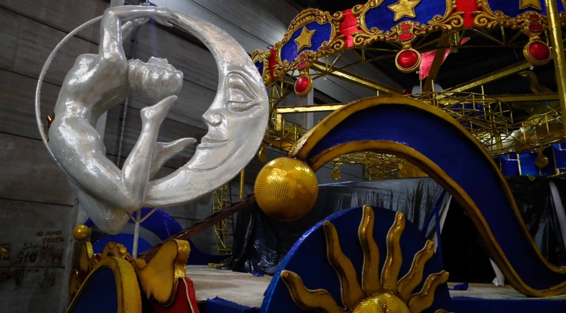 Nos carros alegóricos, o universo circense será lembrado pelo Salgueiro de forma lúdica e fantástica - Gilvan de Souza