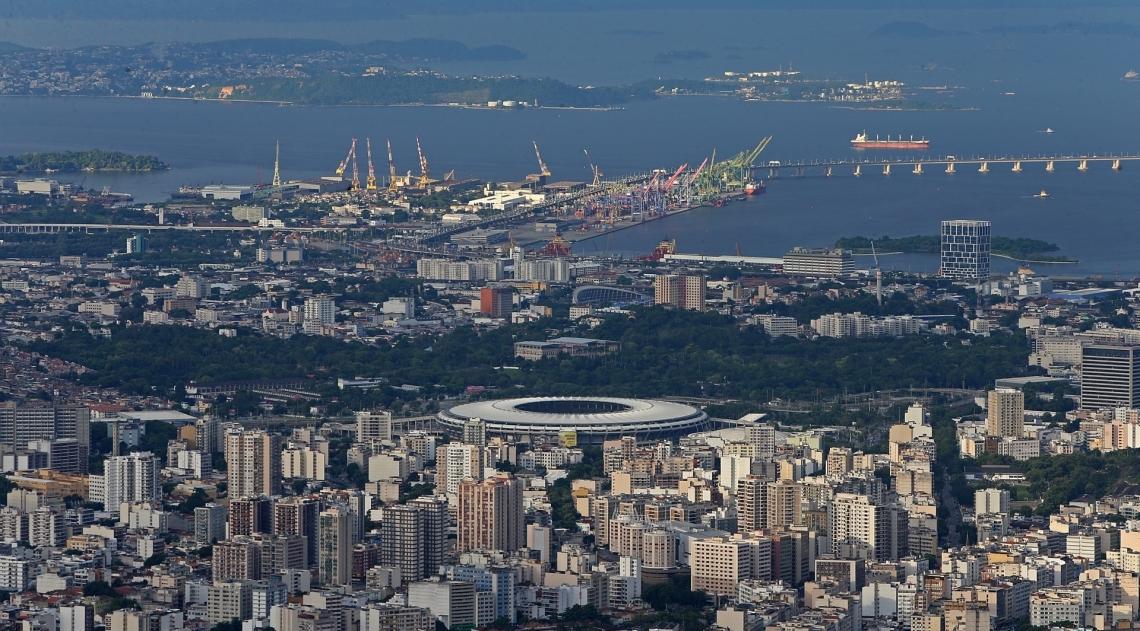 16 01 2020 -  Maracana ( Estadio Mario Filho) e bairros Tijuca, Centro e zona portuaria na zona norte da cidade do Rio de Janeiro. Foto Daniel Castelo Branco / Agencia O Dia
