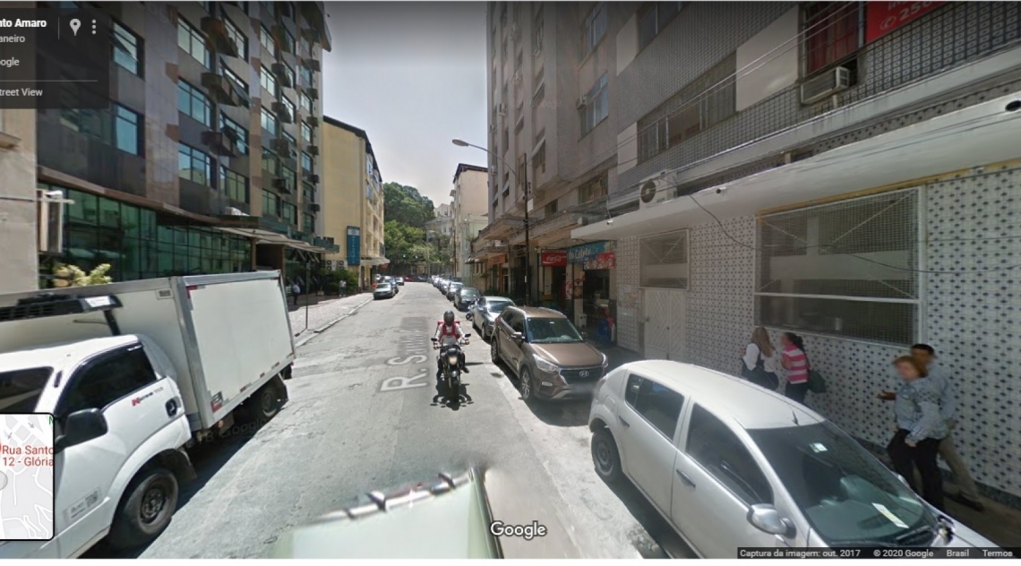 Carnaval era na Santo Amaro - Reprodução Google Maps