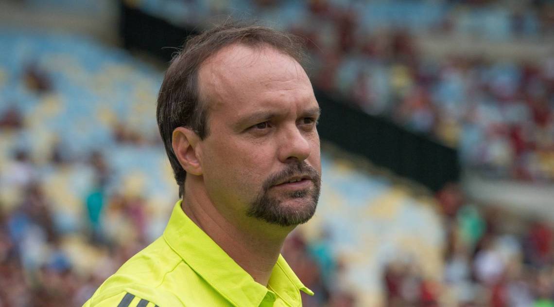 Maurício Souza, técnico interino - Alexandre Vidal / Flamengo