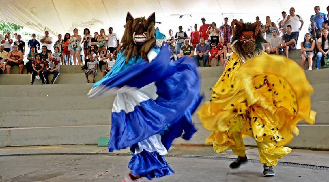 Neste domingo, dia 19, seis grupos realizaram apresentações no Memorial Zumbi 