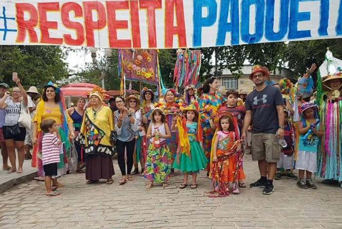 Na Ilha de Paquetá, dia 18 de janeiro teve Folia de Reis e os moradores aproveitaram para fazer nova manifestação contra as mudanças estabelecidas pela concessionária CCR Barcas
