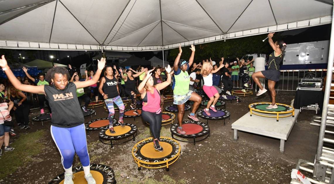 Professores de educação física promoveram atividades esportivas 