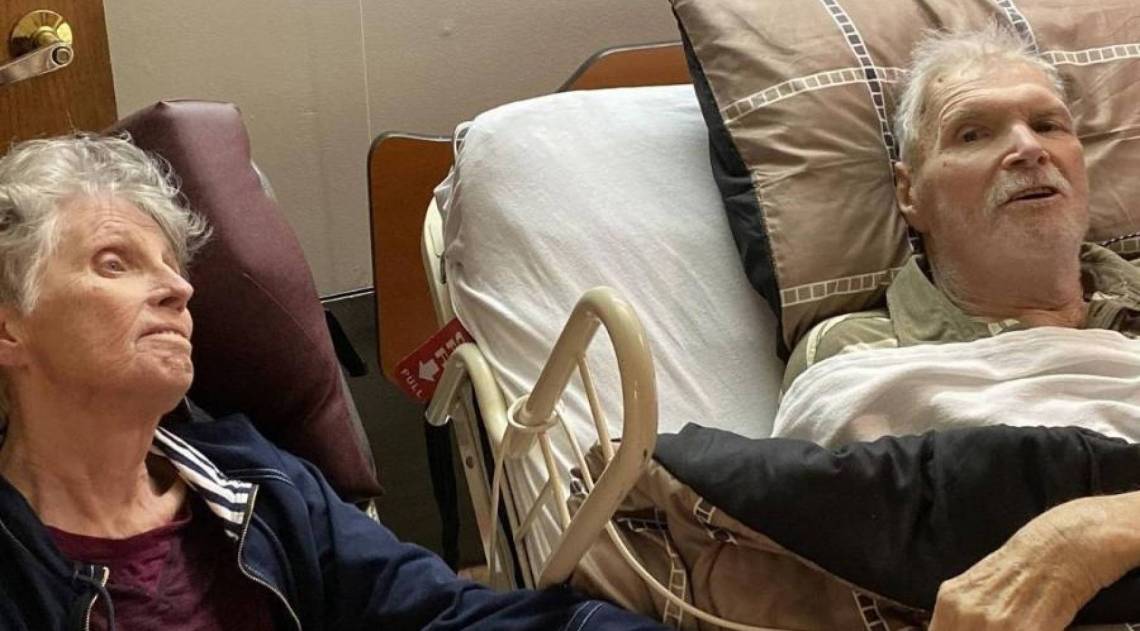 Enfermeira perguntou se a equipe poderia retirar os móveis do quarto de Jack para que o casal pudesse ficar juntos - Reprodução/ St.Louis Dispatch