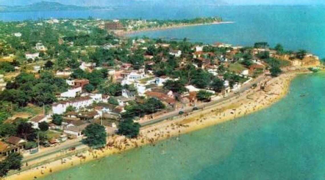 Praia de Sepetiba nos anos 60 - Reprodução