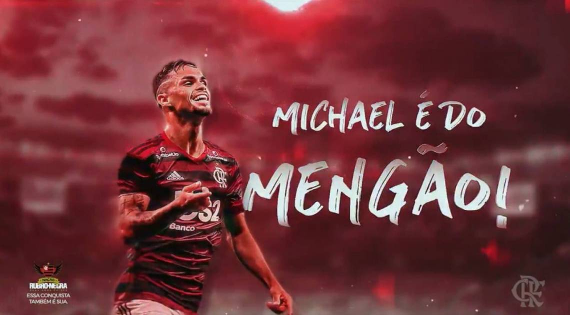 Michael é o novo reforço do Flamengo - Reprodução