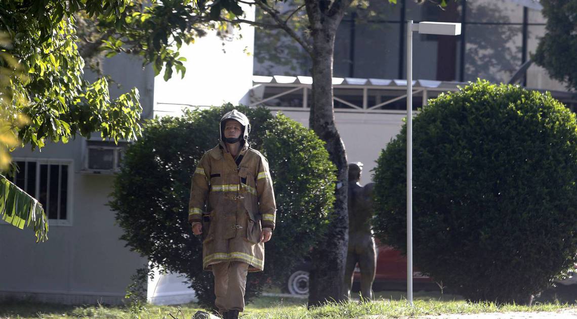 Rio de Janeiro - RJ  - 22/01/2020 - ARQUIVO - Inc&ecirc;ndio no Ninho do Urubu - Foto Reginaldo Pimenta / Ag&ecirc;ncia O Dia