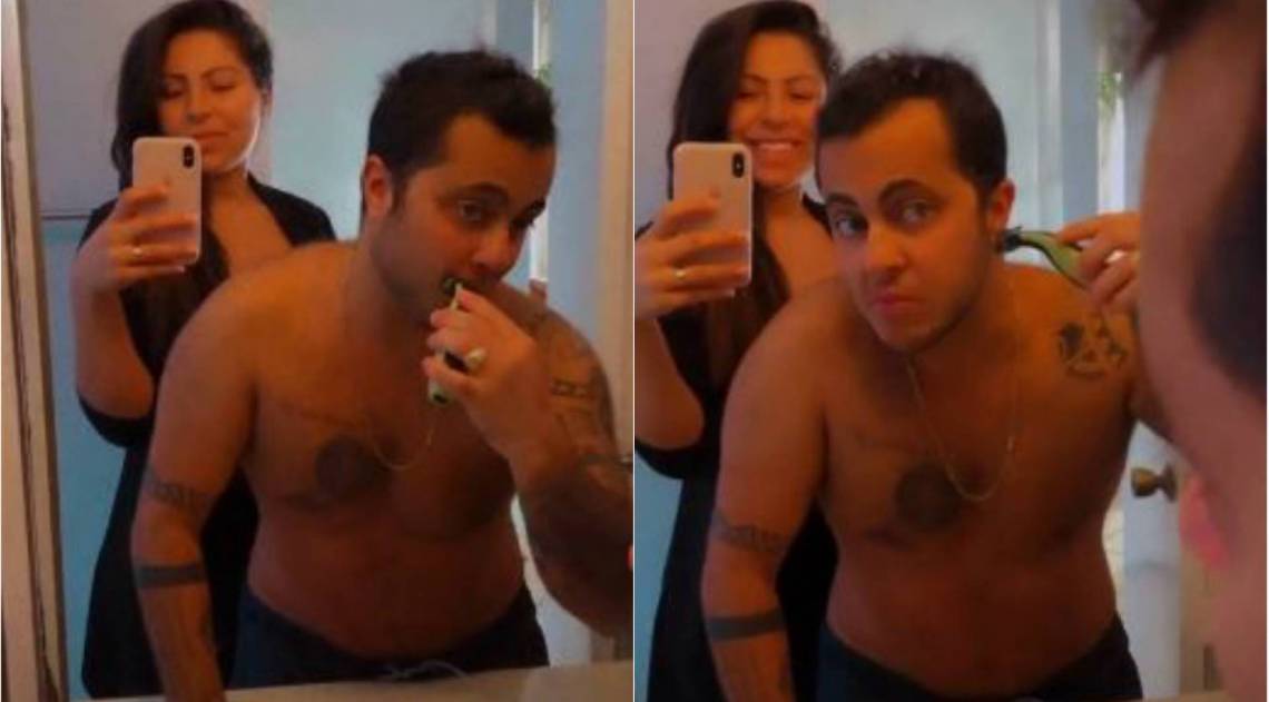 Thammy Miranda faz a barba e ganha elogios da mulher