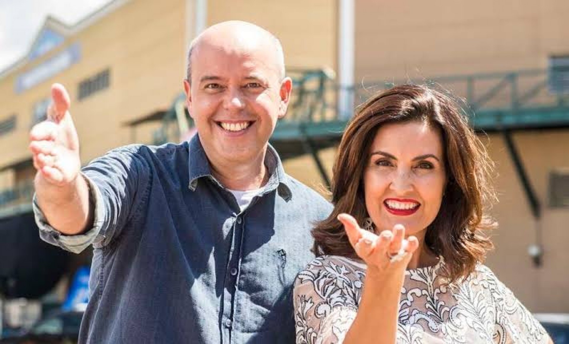 Alexa Escobar e Fátima Bernardes - Reprodução internet