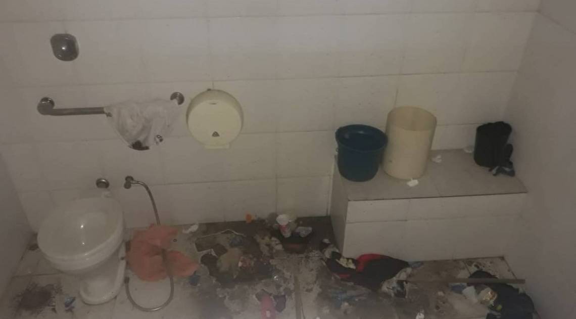 Situação de abrigo é lastimável