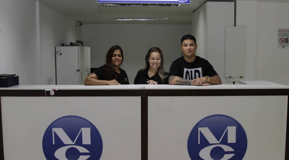 Rio,23/01/2020-NOVA IGUACU,Comercial Baixada, Colegio Miguel Couto  ,na foto, funcionarios do colegio .Foto: Cleber Mendes/AgÃªncia O Dia