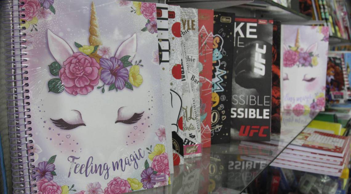 Rio,23/01/2020-NOVA IGUACU,Comercial Baixada, Loja Yan livros, material escolar.Foto: Cleber Mendes/Agência O Dia