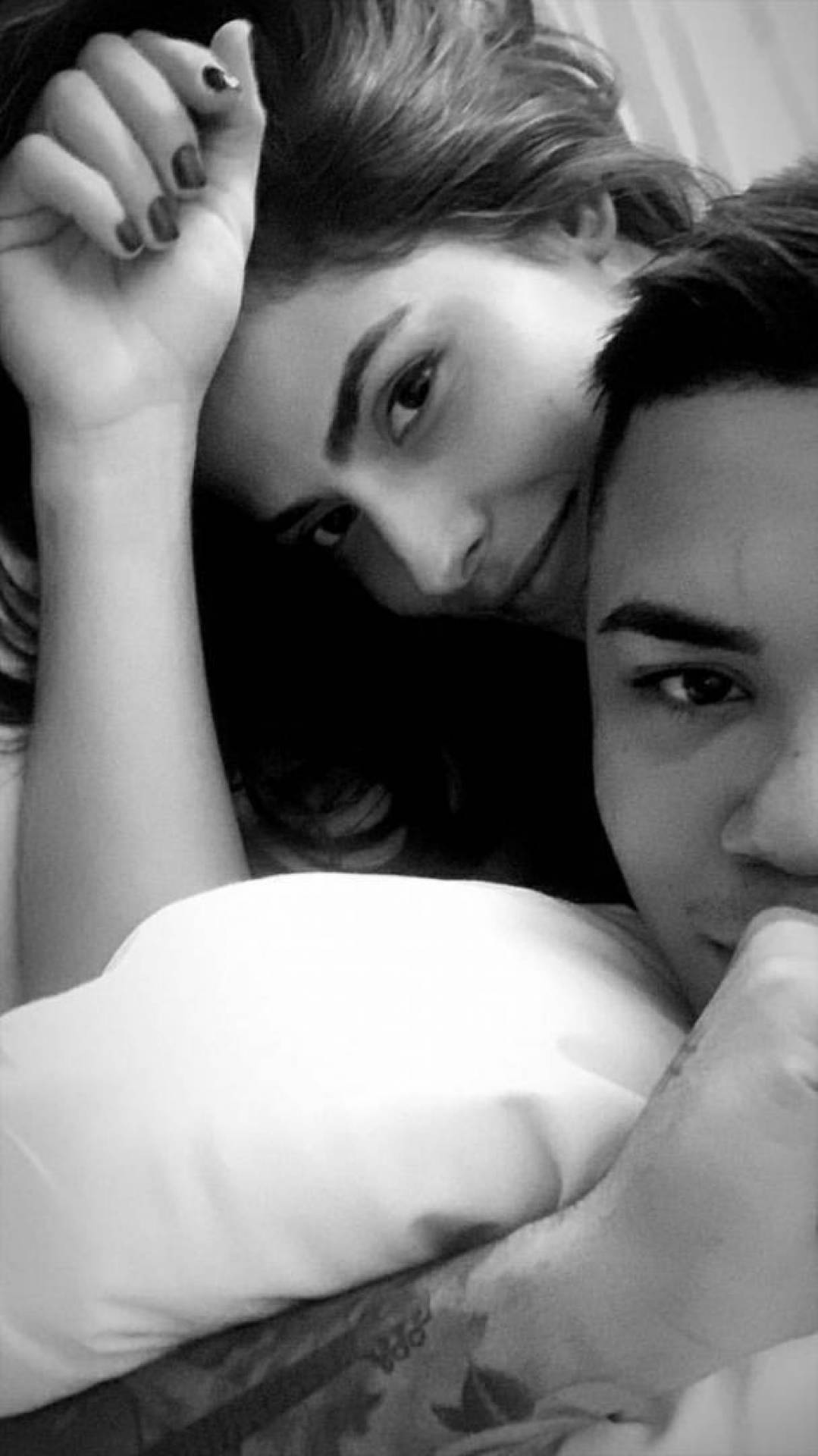 Felipe Ara&uacute;jo e Estella Defant