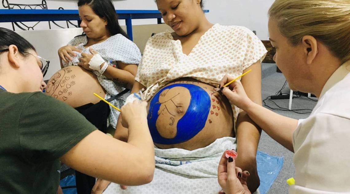 Projeto visa estreitar a relação entre as gestantes e seus bebês - Divulgação
