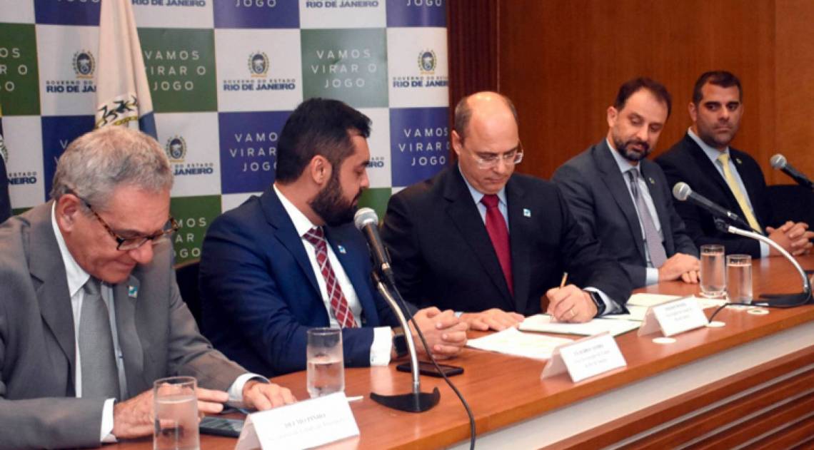 Decreto assinado por Wilson Witzel sairá no DO de hoje, confirmou Luiz Claudio Carvalho (à direita) - Divulgação / Eliane Carvalho