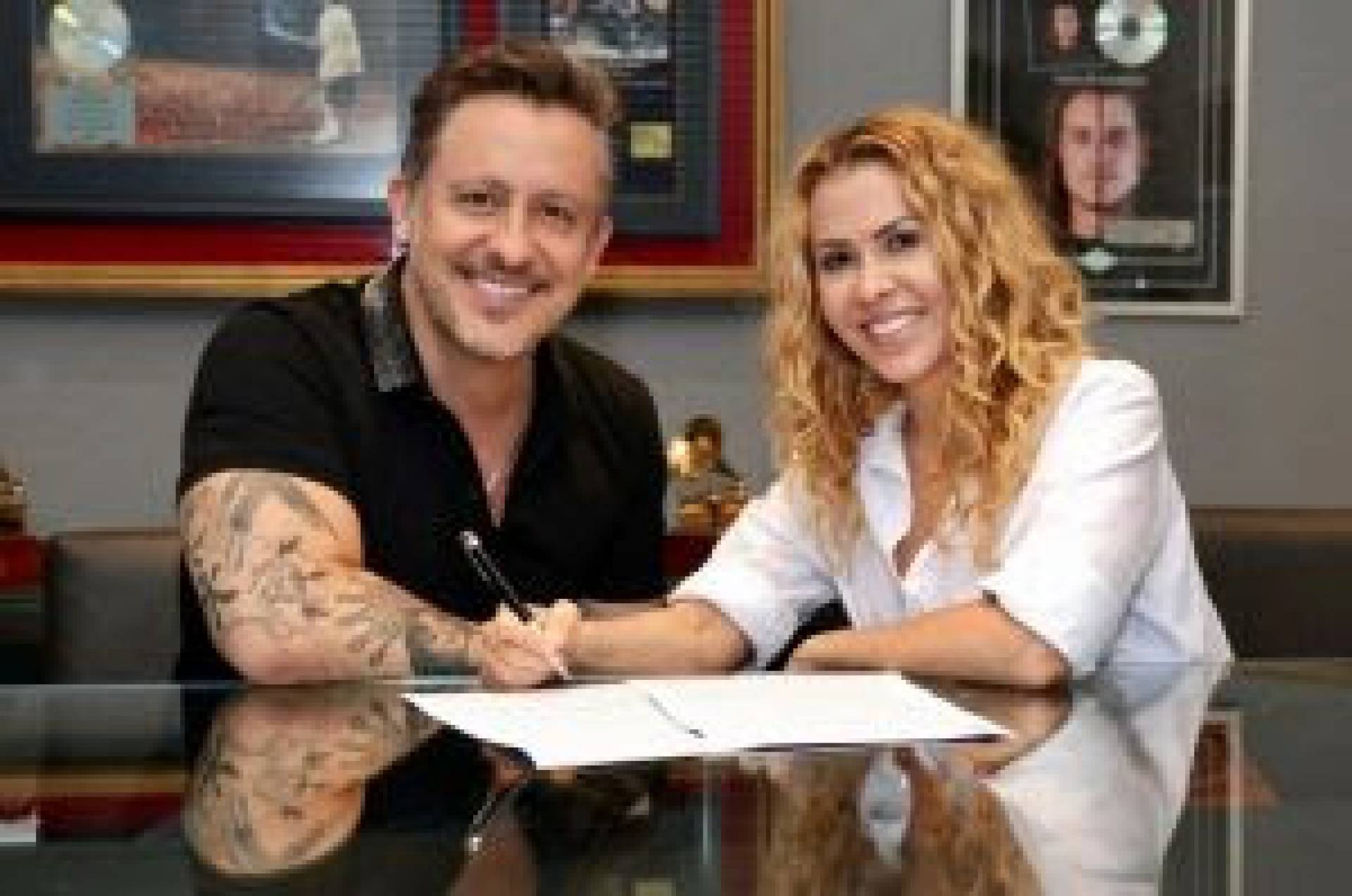 Rick Bonadio e Joelma - Divulgação