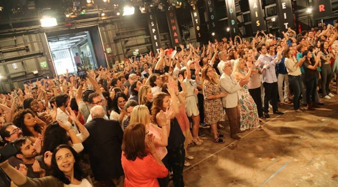 Tensão entre os artistas - Reprodução/TV Globo