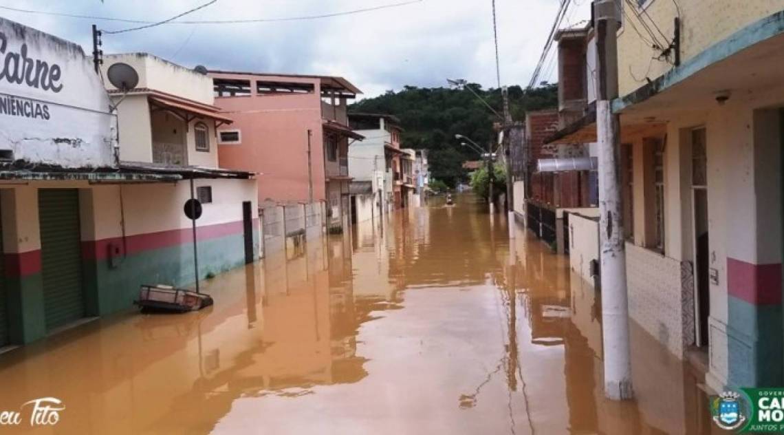 Chuvas castigam cidades fluminenses. Cardoso Moreira