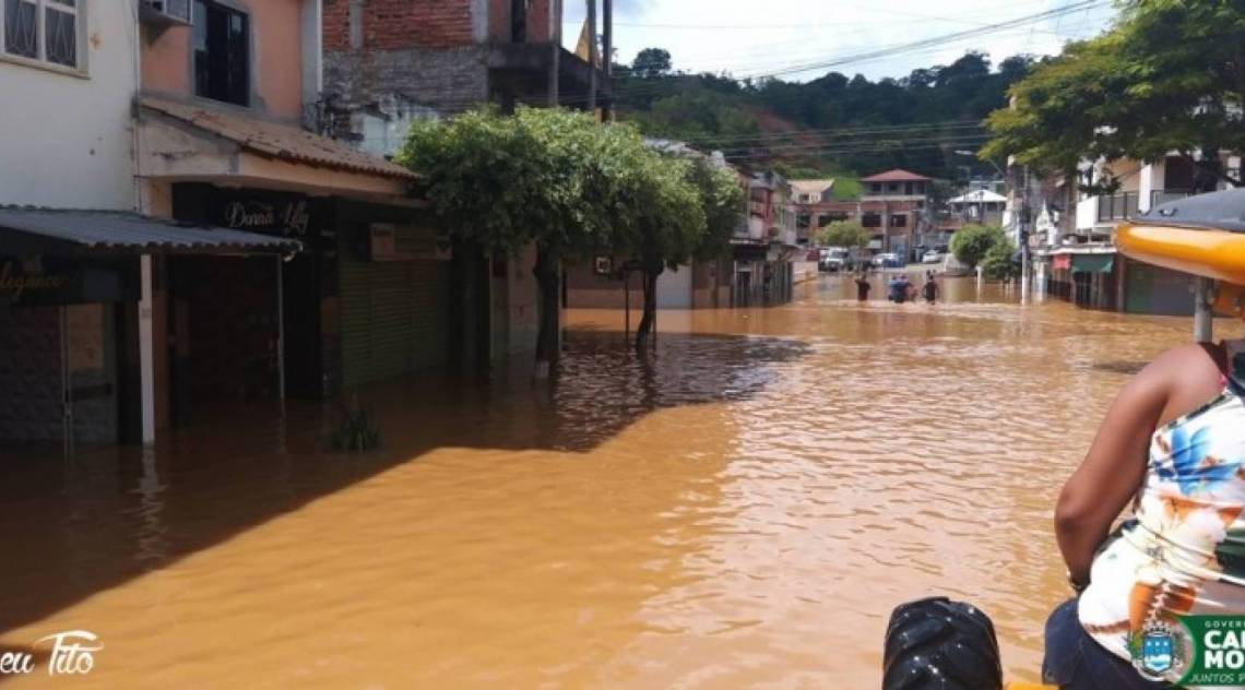 Chuvas castigam cidades fluminenses. Cardoso Moreira