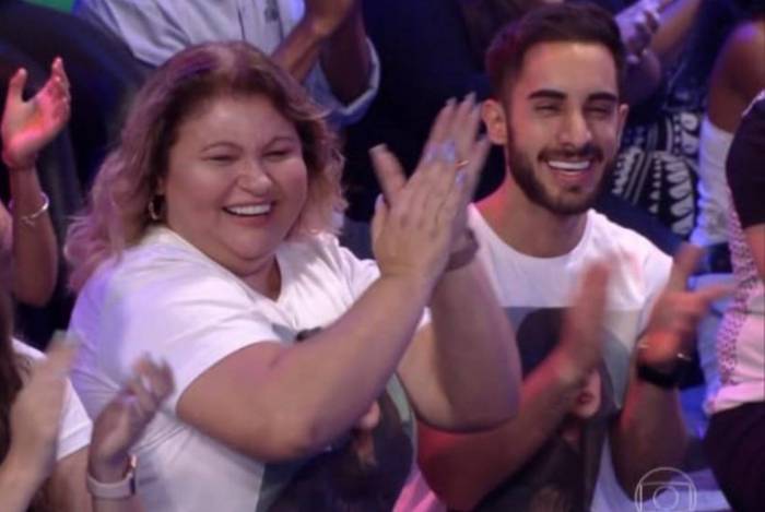 Diogo Melim na plateia do 'Big Brother Brasil'