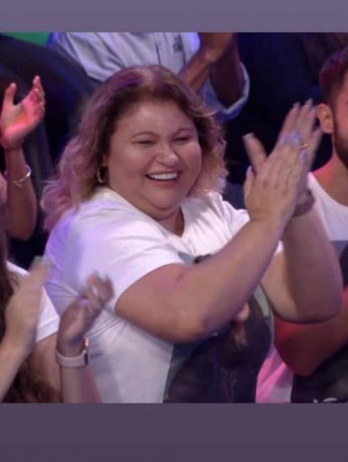 Diogo Melim na plateia do 'Big Brother Brasil'