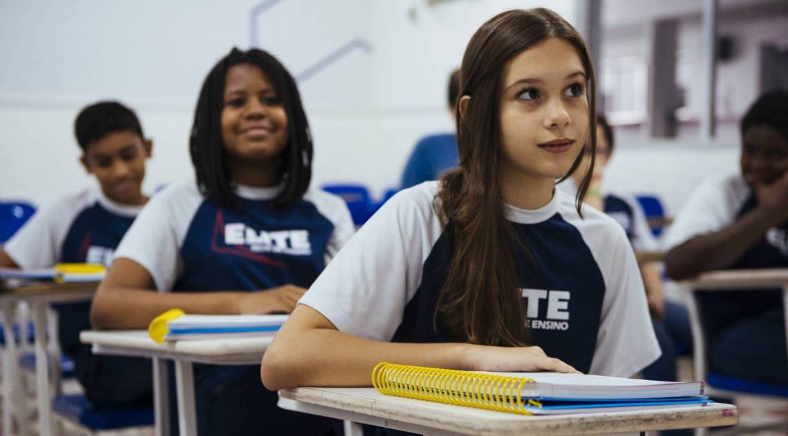 Uma das filosofias do colégio é trabalhar a curiosidade e o gosto pelo estudo. Escola acaba de abrir concurso de bolsas de ensino - arthur toledo