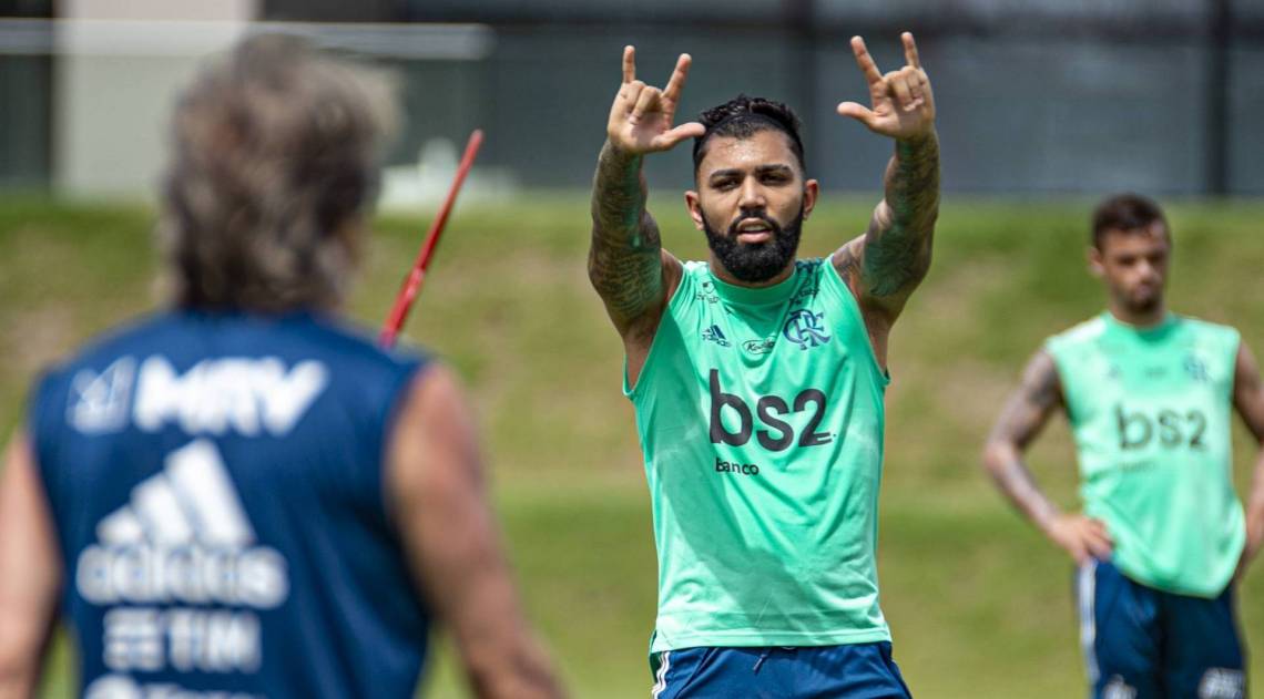 Fla de Gabigol pode garantir vaga nas semifinais da Taça GB amanhã - Alexandre Vidal / Flamengo