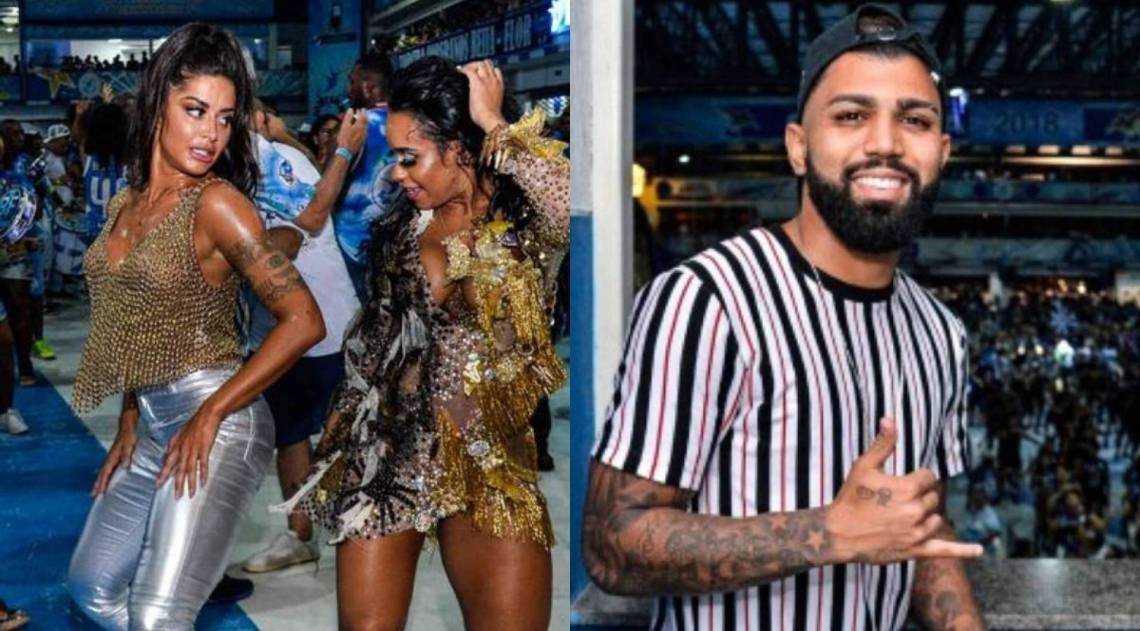 Aline Riscado e Gabigol - Divulgaçõa/Beija-flor/Montagem