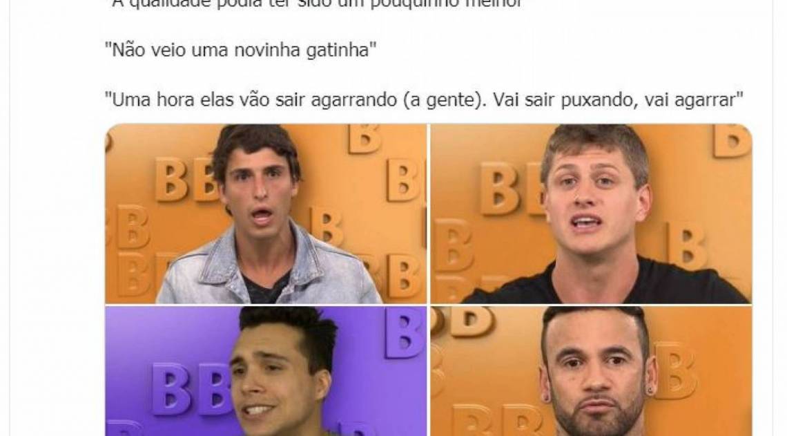 Print das postagens de Felipe Neto no Twitter sobre o 'BBB 20'