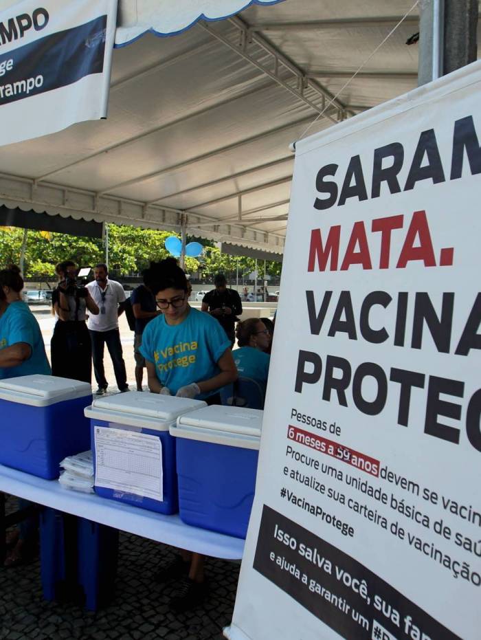 Campanha de vacina&ccedil;&atilde;o contra o Sarampo no Rio vai at&eacute; o fim de mar&ccedil;o
