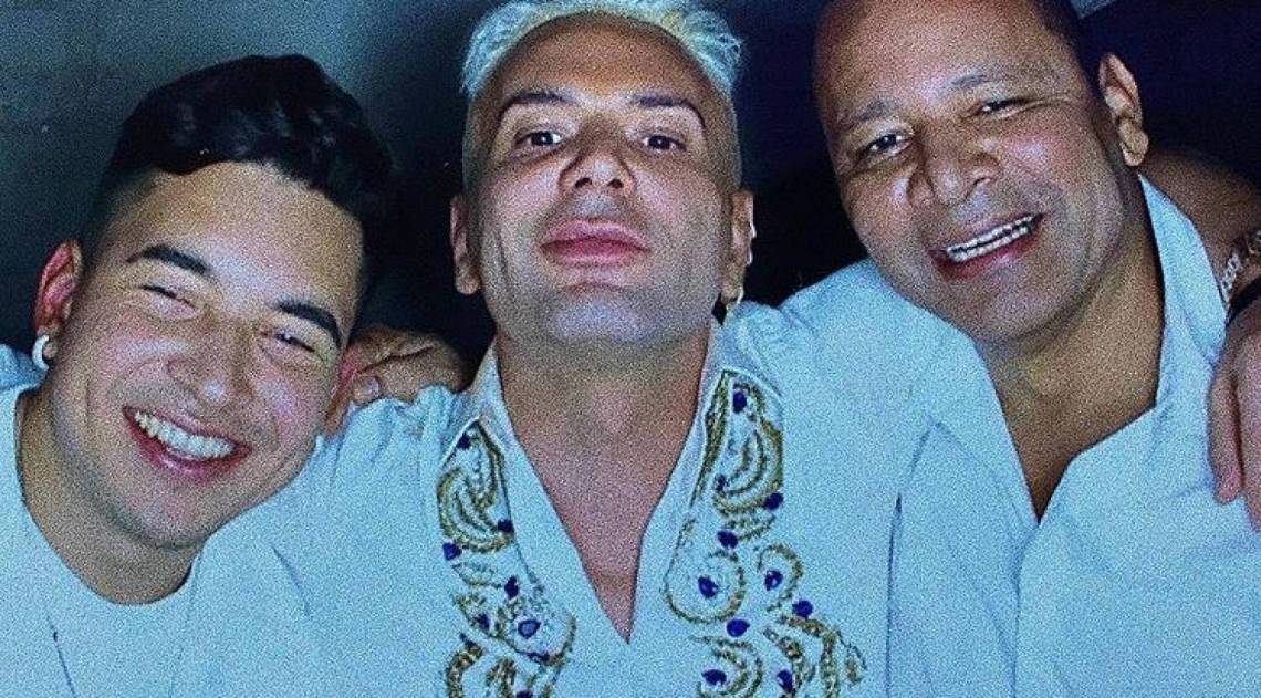 O parça Gil Cebola, o influenciador Matheus Mazzafera e Neymar pai