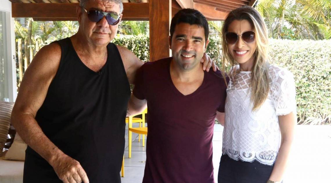 Joel Santana, Deco e Adry Santos em dia de gravação - Reprodução de Instagram
