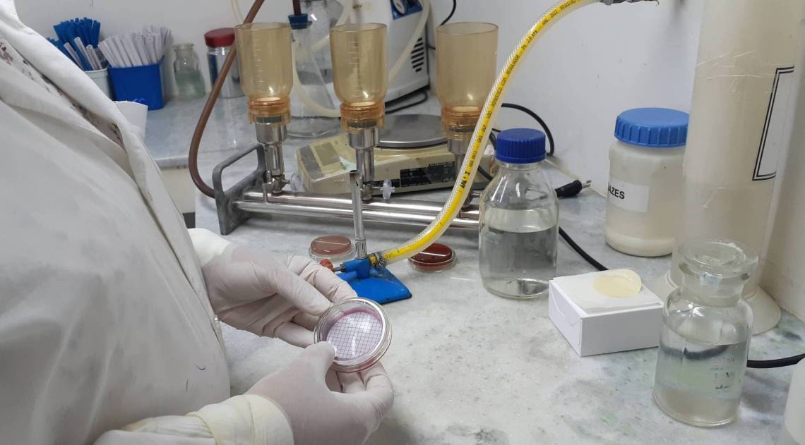 An&aacute;lises foram feitas no Laborat&oacute;rio Municipal de Sa&uacute;de P&uacute;blica - DivulgaÃ§Ã£o / VigilÃ¢ncia SanitÃ¡ria