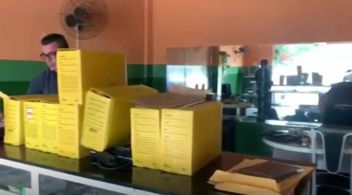 Material encontrado no 'cartório': R$ 600 cada falso casamento - Divulgação/Policia Civil