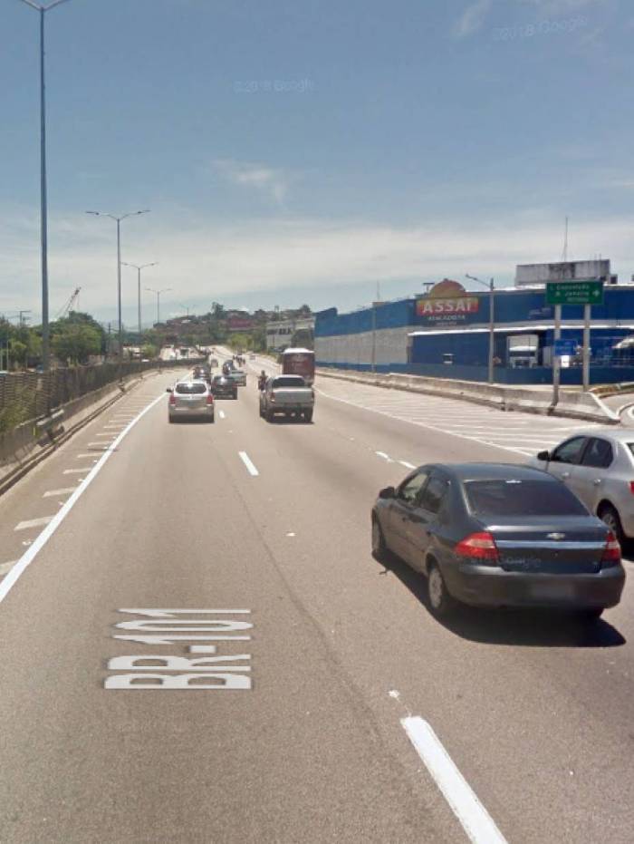 Caso aconteceu na Avenida do Contorno, perto da Ponte Rio-Niterói