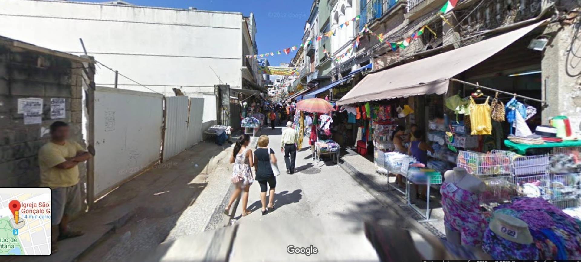 Rua da Alfândega:acesso a biblioteca infantil gratuita  - Reprodução Google Maps