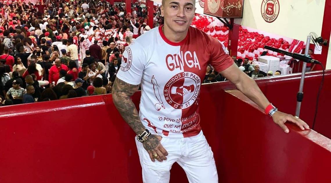 Davi Show era integrante da ala de compositores da Unidos de Padre Miguel e emplacou samba-enredo deste ano, quando a escola vai desfilar na Sapucaí pela Série A - Reprodução Facebook