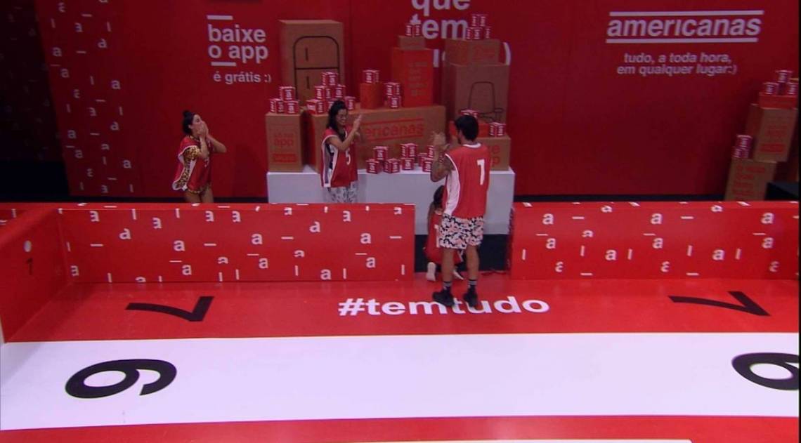 Gabi e Guilherme vencem a prova do líder - Divulgação