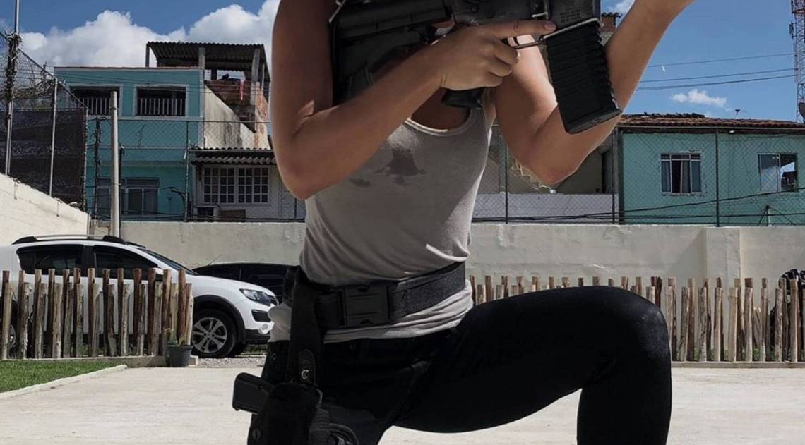 Danni Suzuki em treinamento para 'Arcanjo Renegado'
