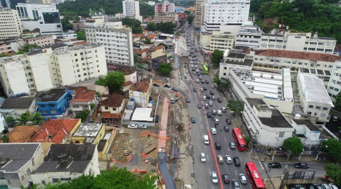 Projeto prevê aumento da capacidade de fluxo automotivo e criação de alternativa de mobilidade urbana com ciclovia bilateral - Divulgação / Prefeitura de Niterói