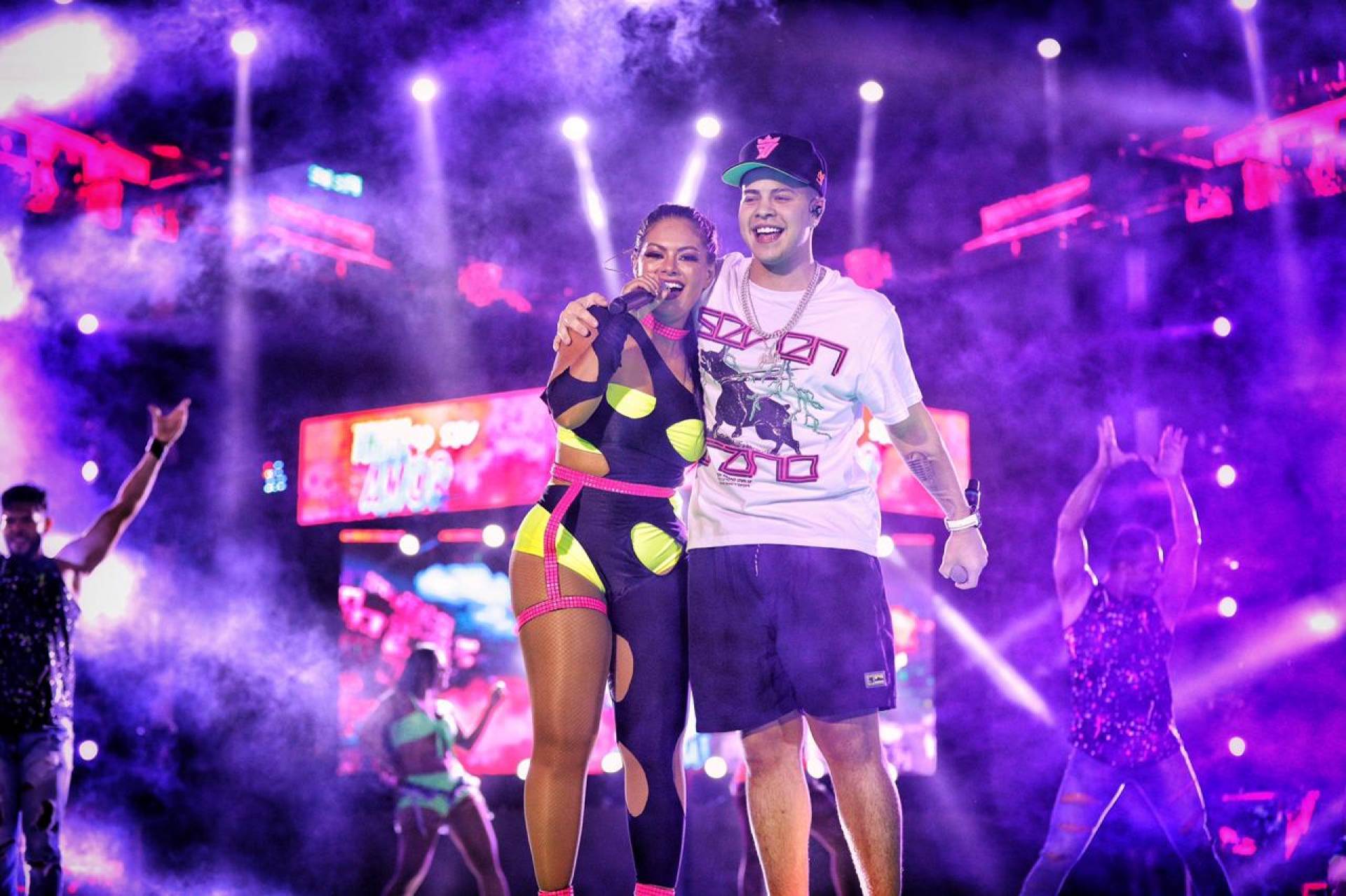 Mc Jottape participa de gravação DVD de 25 anos do Calcinha Preta