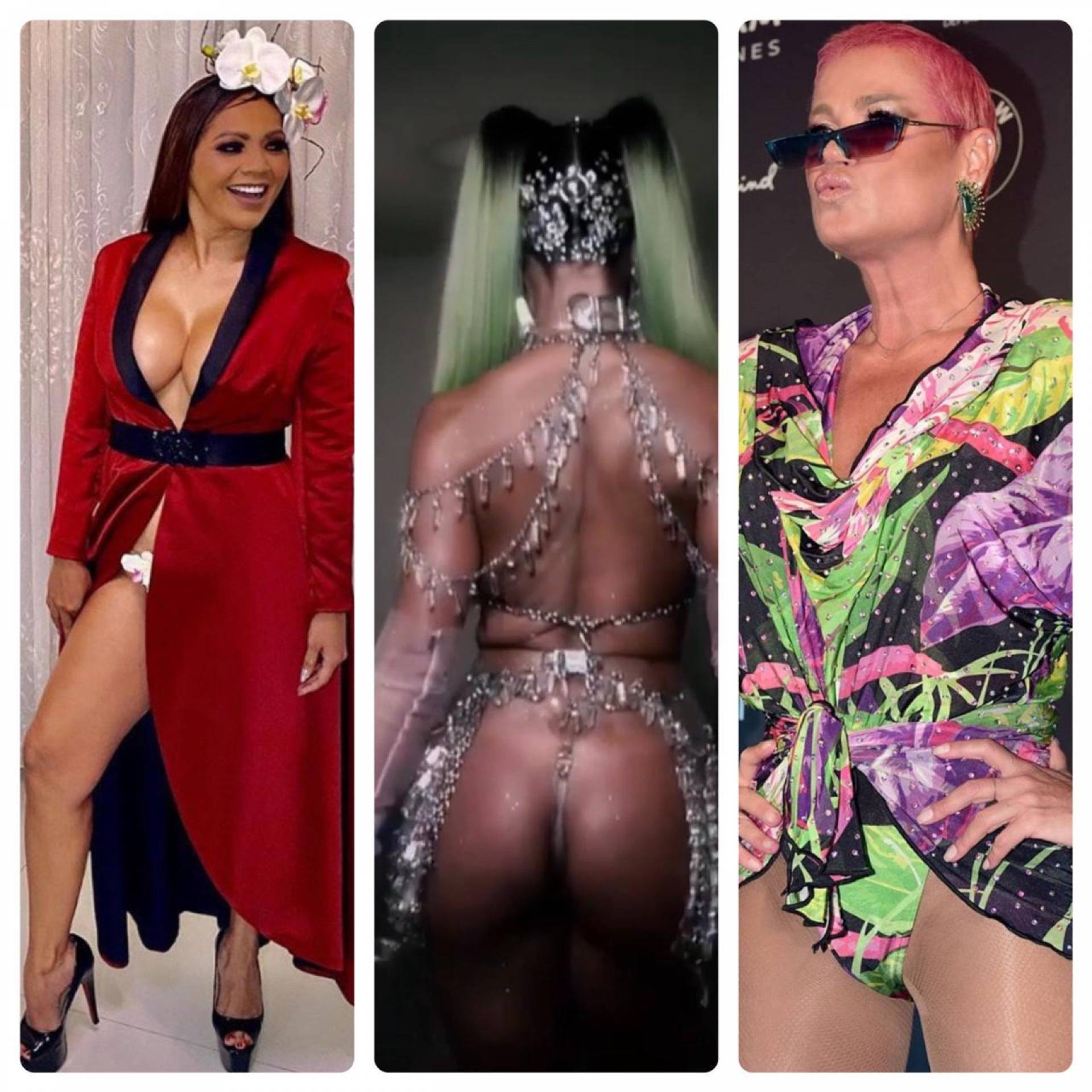 Darlin Ferrattry, Sabrina Sato e Xuxa no Baile da Vogue 2020